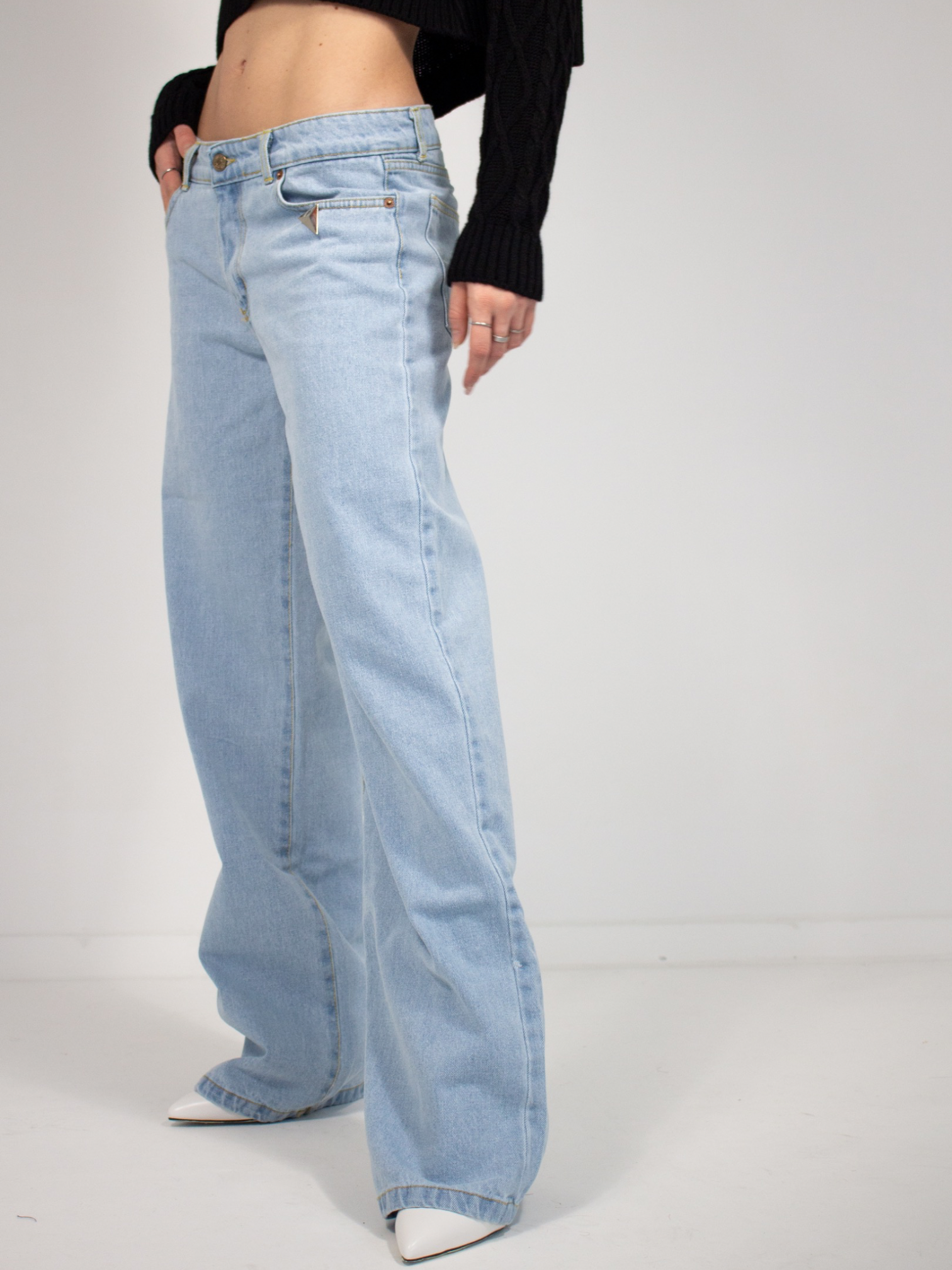 Jeans mit niedriger Taille